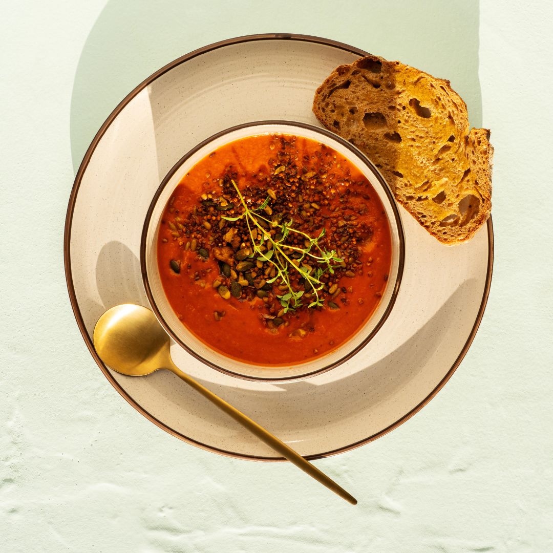 Walnut, Seeds, Puffed Quinoa & Tamari Toppings