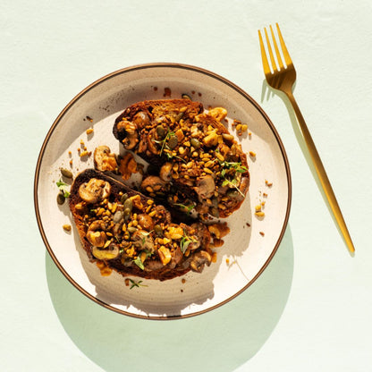 Walnut, Seeds, Puffed Quinoa &amp; Tamari Toppings