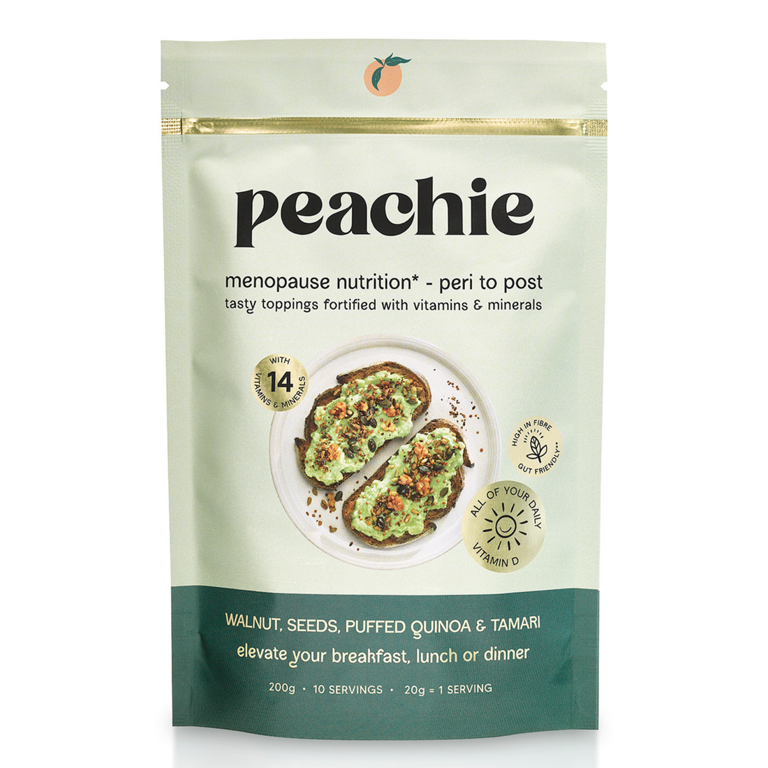 Walnut, Seeds, Puffed Quinoa &amp; Tamari Toppings